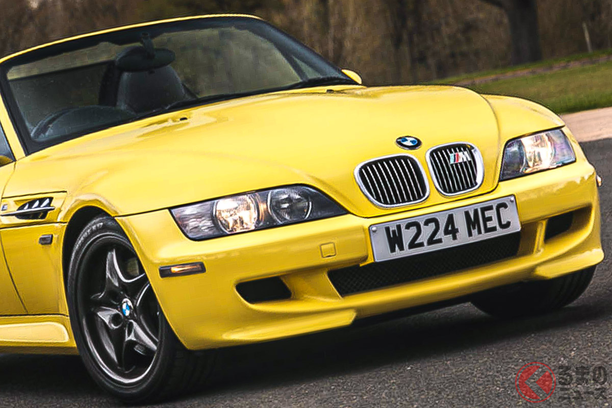 新車当時の車両価格はおよそ800万円と、E46「M3」とほぼ同じくらいだったBMW「Z3Mロードスター」(C)Silverstone Auctions Limited 2021