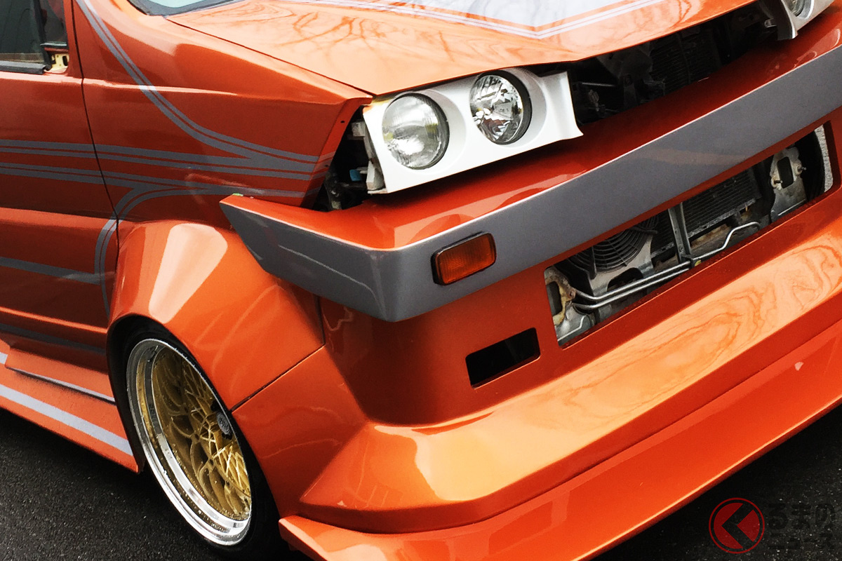 超ド迫力! これが本当に「エルグランド」なのか? 街道レーサー仕様がとにかく凄い!(画像提供:NATS)