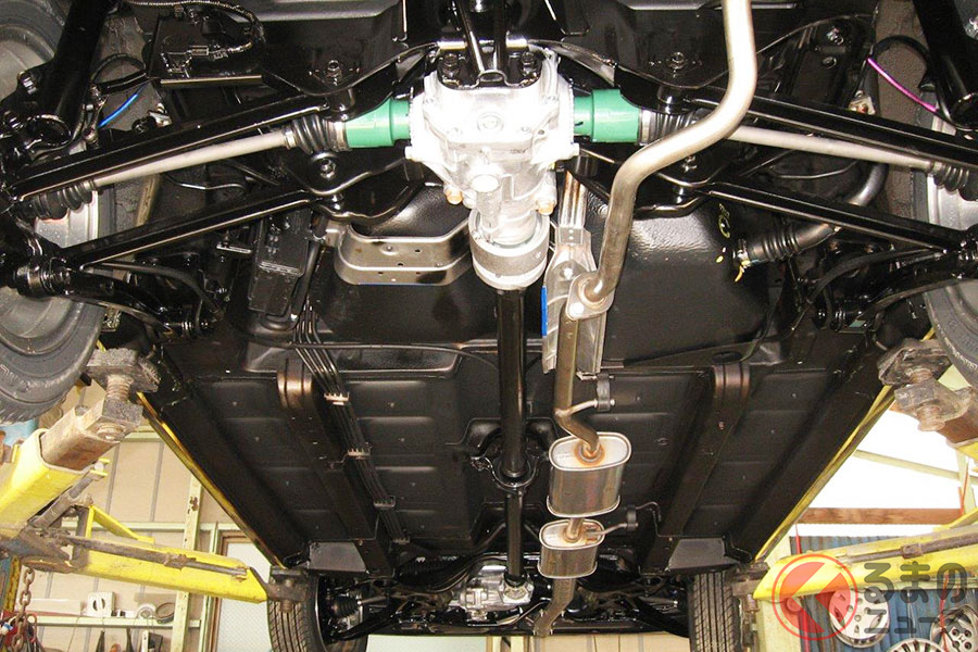 防錆処理を施したクルマ