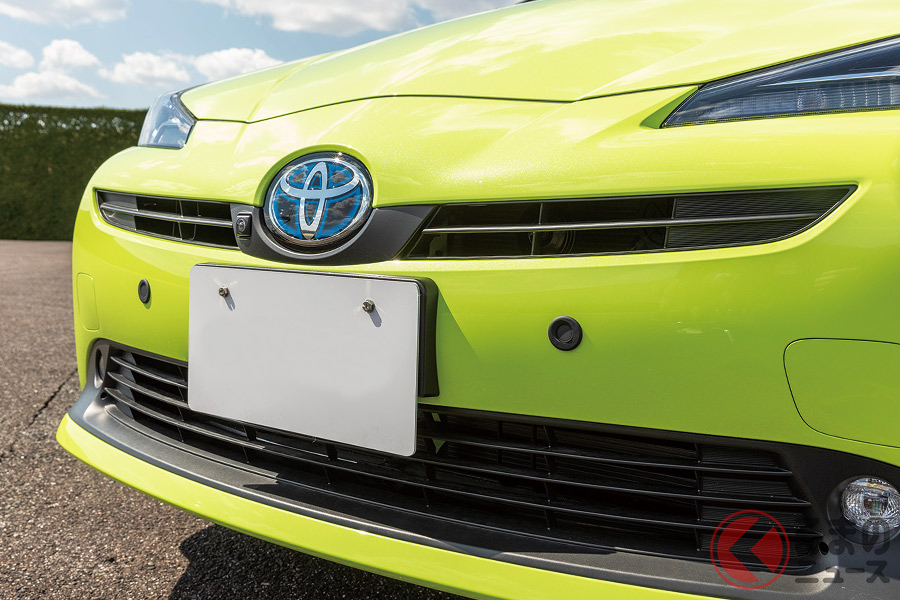 既販売車種向けに設定される「踏み間違い加速抑制システムII」のセンサー部分