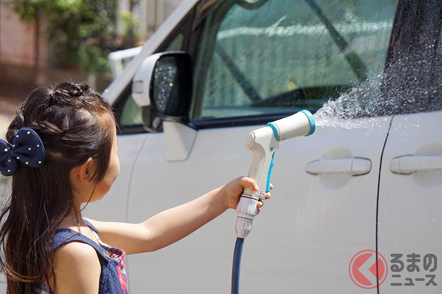 真夏の洗車にはいくつかのポイントがある