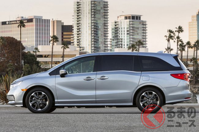 5m級巨大ミニバン ホンダ新型 オデッセイ 登場 デザイン一新の21年モデル くるまのニュース