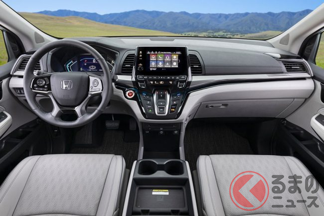 5m級巨大ミニバン ホンダ新型 オデッセイ 登場 デザイン一新の21年モデル くるまのニュース