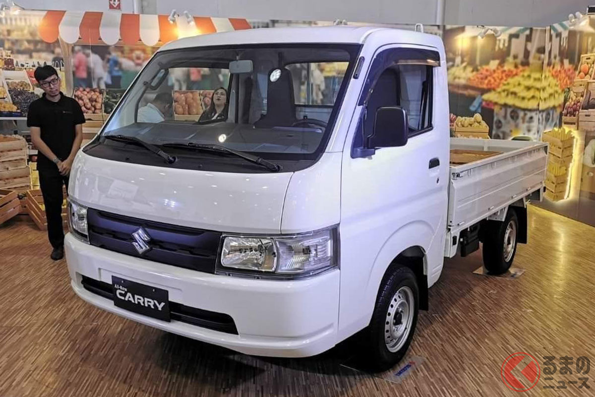 スズキ キャリイ 排気量2倍仕様で人気獲得 全長も4m超で投入される海外独自モデルとは くるまのニュース スズキ キャリイ 排気量2倍仕様で人気獲得 全長も4m超で投入される海外独自モデルとは くるまのニュース