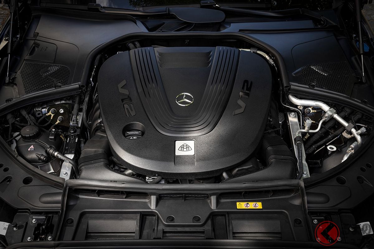 新型「メルセデス・マイバッハSクラス」のM279型6リッターV12ツインターボエンジン