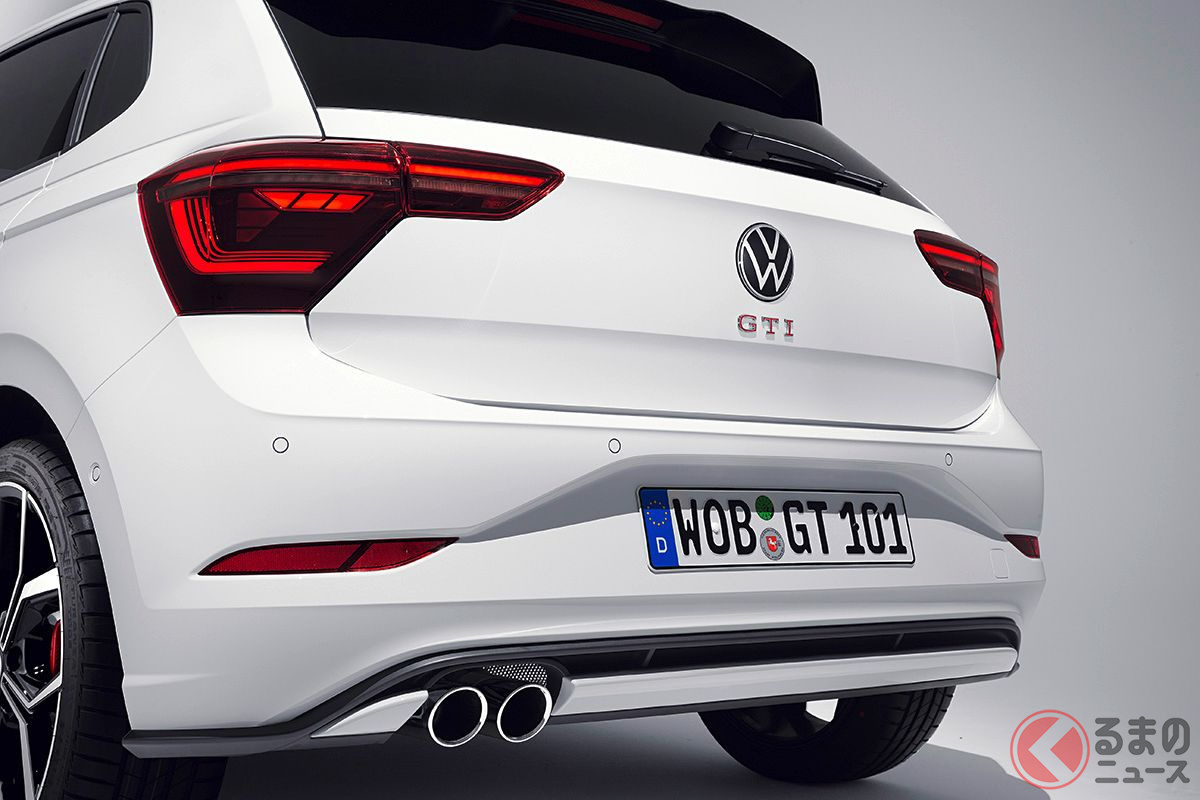 VW新型「ポロGTI」世界初公開！ 人気のホットハッチが激進化 | くるまのニュース