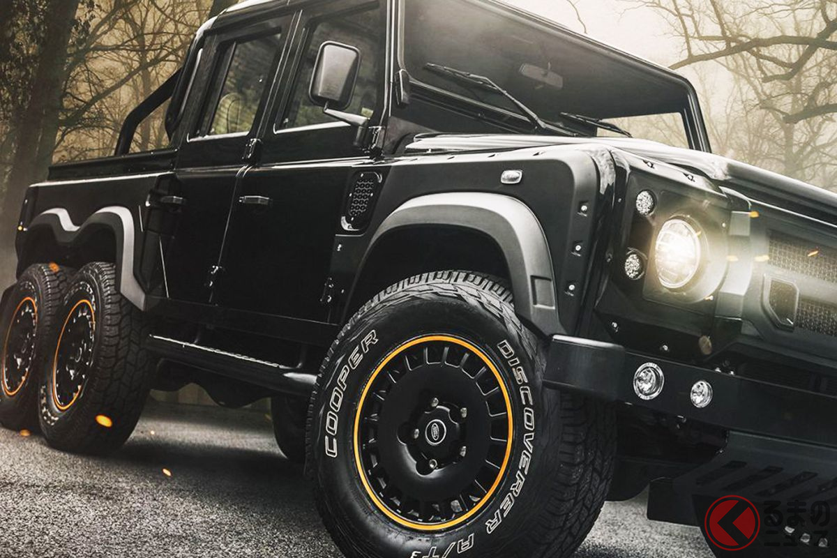 ランドローバー「ディフェンダー」が6輪駆動車化!Chelsea Truck Company「フライングハンツマン6×6」