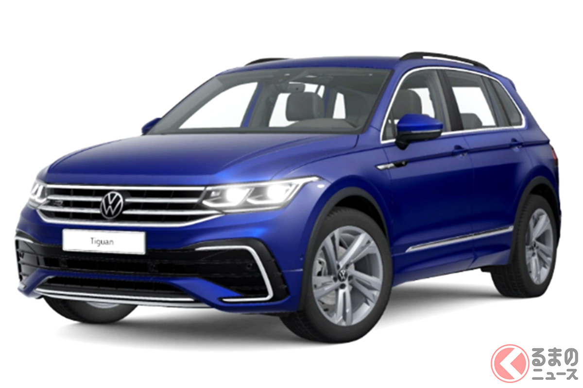 フォルクスワーゲン「ティグアン R-Line (特別ボディカラー:ラピスブルーメタリック)」
