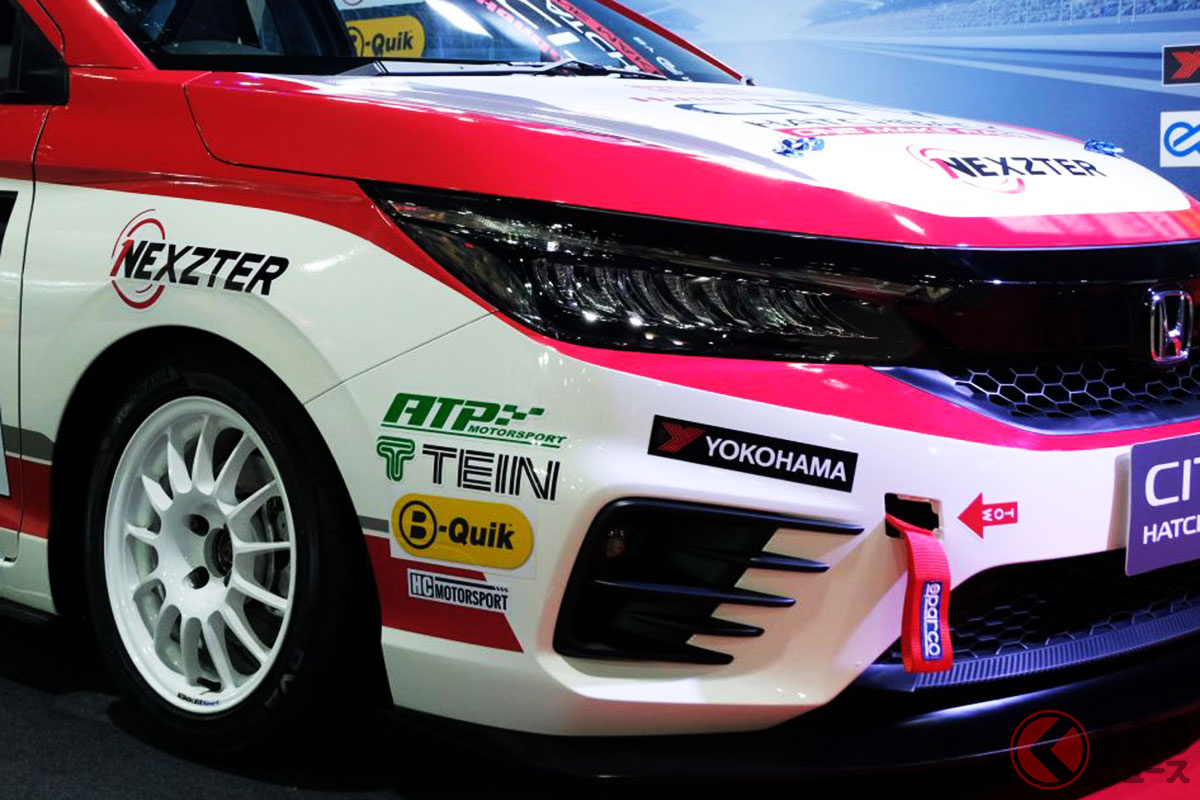 ワンメイクレース仕様のホンダ「シティハッチバック」