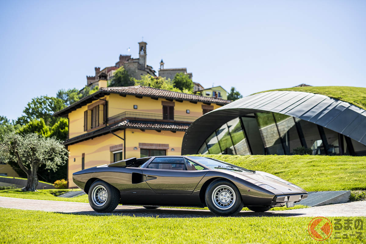 シンプルなラインが再評価されて、いまもっとも人気のある「カウンタック」である「LP400」