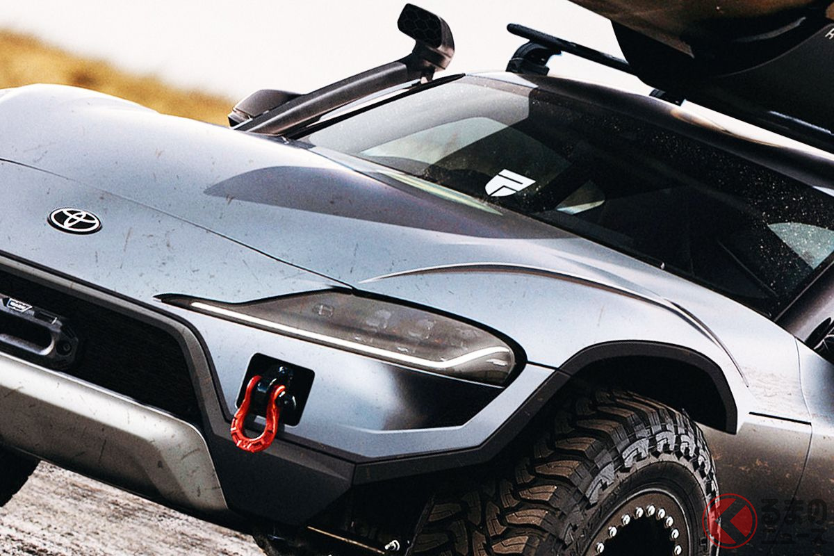 シュノーケル&オフロードタイヤ装備!「スープラ4×4」(photo:Rain Prisk)