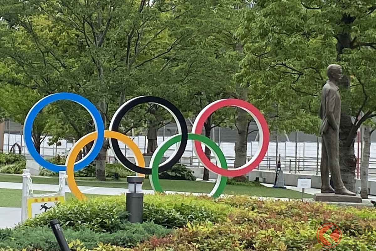 オリンピックスタジアム（新国立競技場）。東京2020オリンピック・パラリンピックは7月23日に開催する