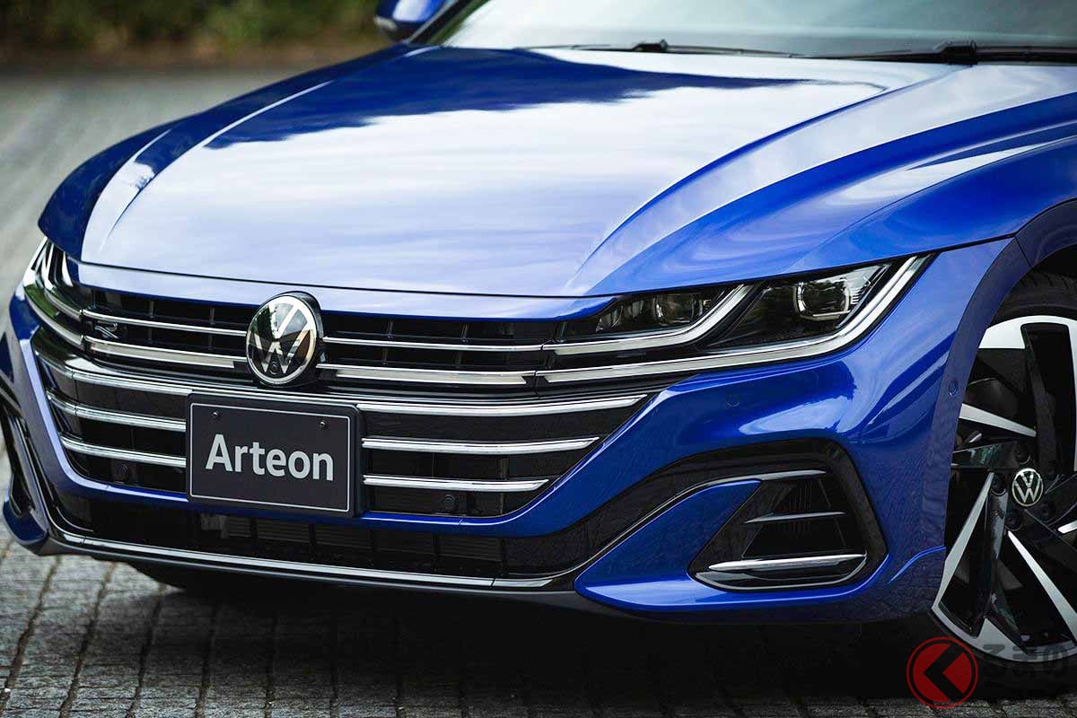 VW改良新型「アルテオン」のフロントマスク