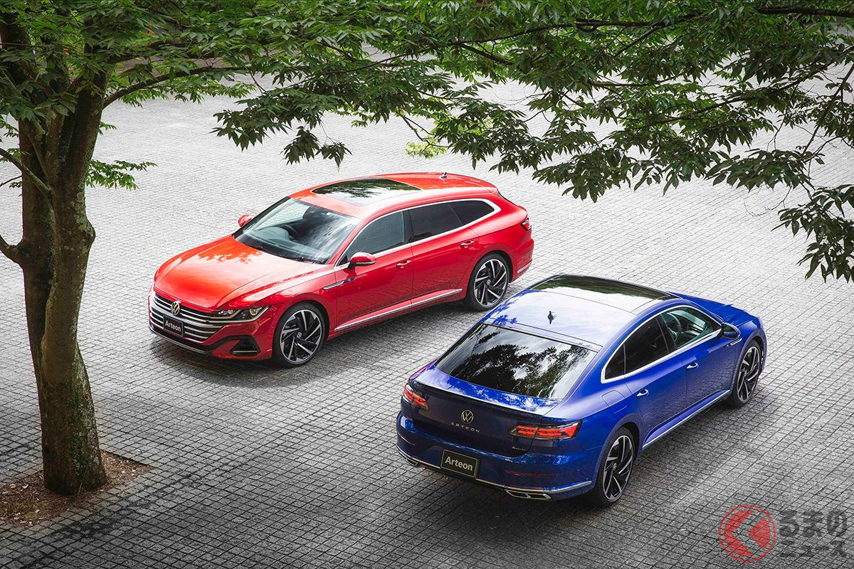 VW改良新型「アルテオン」とVW新型「アルテオン・シューティングブレーク」