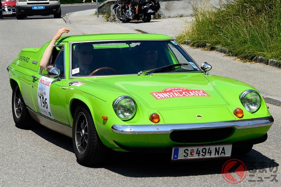 ロータス「ヨーロッパ」。マンガ「サーキットの狼」で主人公、風吹裕矢が乗るマシンとして有名になった