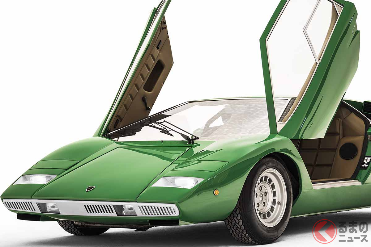 ランボルギーニ「カウンタック」。当時の少年たちの一番の憧れのクルマだった