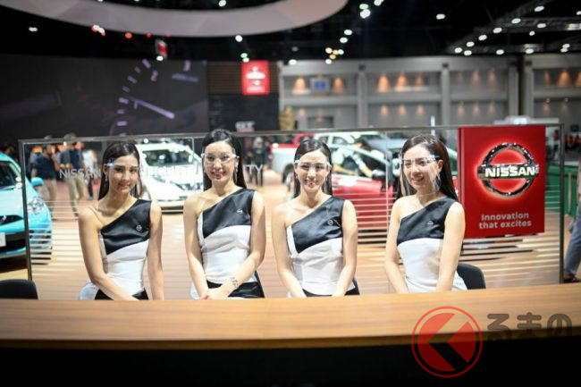 タイ美人が対策万全でお出迎え コロナ禍初の国際モーターショー開催 大規模イベントの現状とは くるまのニュース タイ美人が対策万全でお出迎え コロナ禍初の国際モーターショー開催 大規模イベントの現状とは くるまのニュース