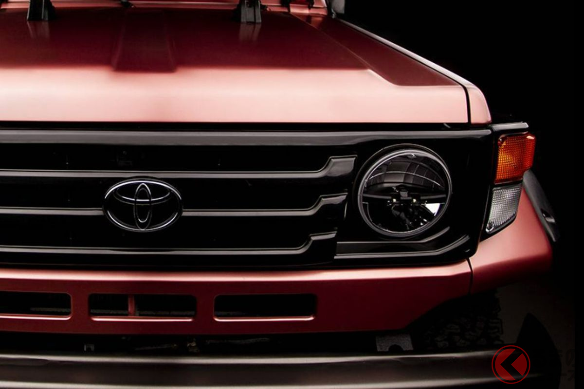 走行10万キロでも600万円!可愛いピンクのトヨタ「ランドクルーザー(70系)」(photo:REALZAUTO SL/Classic Trader)