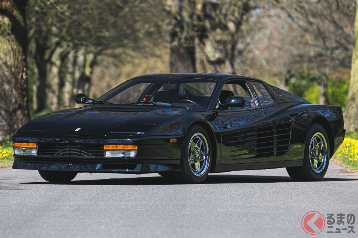 ポリッシュ仕上げの施された「アメリカンな」アロイホイールが特徴的な「テスタロッサ」