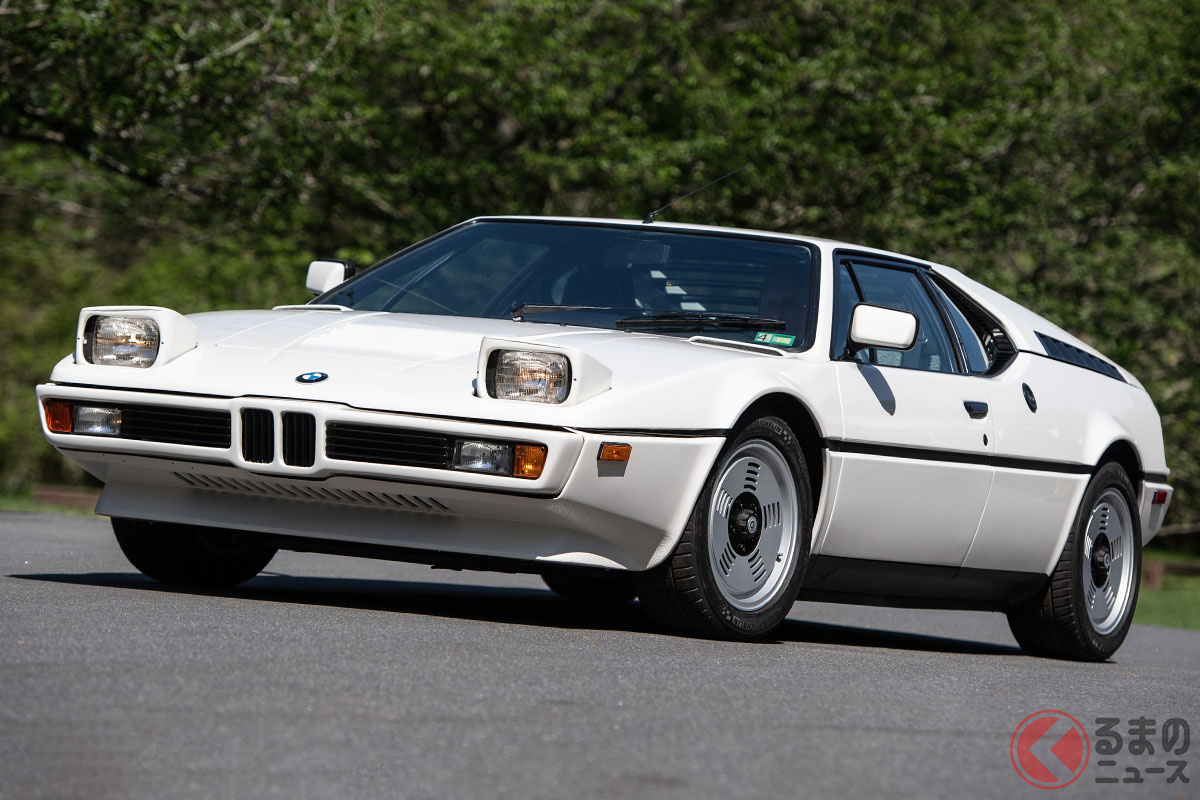 本来は、ランボルギーニと組んで誕生するはずだったBMW「M1」(C)2021 Courtesy of RM Sotheby's