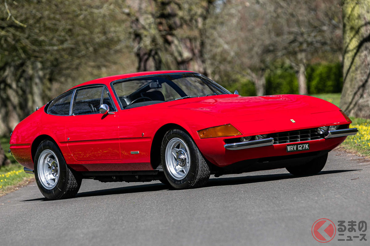 エンジンとギアボックスがマッチングナンバーであるフェラーリ「365 GTB/4デイトナ」