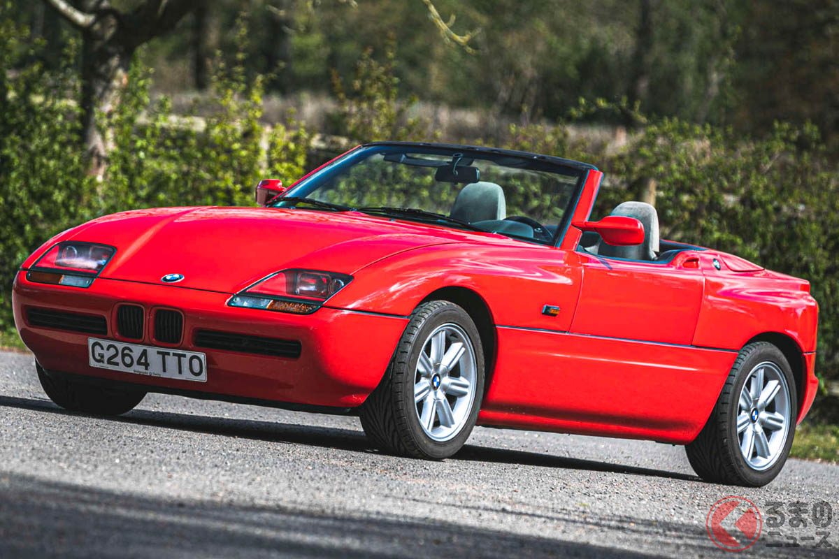 コンセプトカーをそのままシリーズ生産・市販してしまったようなBMW「Z1」(C)Silverstone Auctions Limited 2021