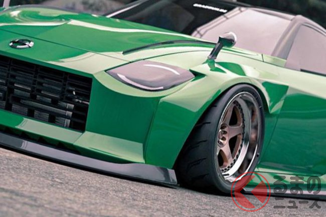 ド迫力ウイング 車高ベタベタ 新型 フェアレディz のカスタムイメージが激アツ くるまのニュース