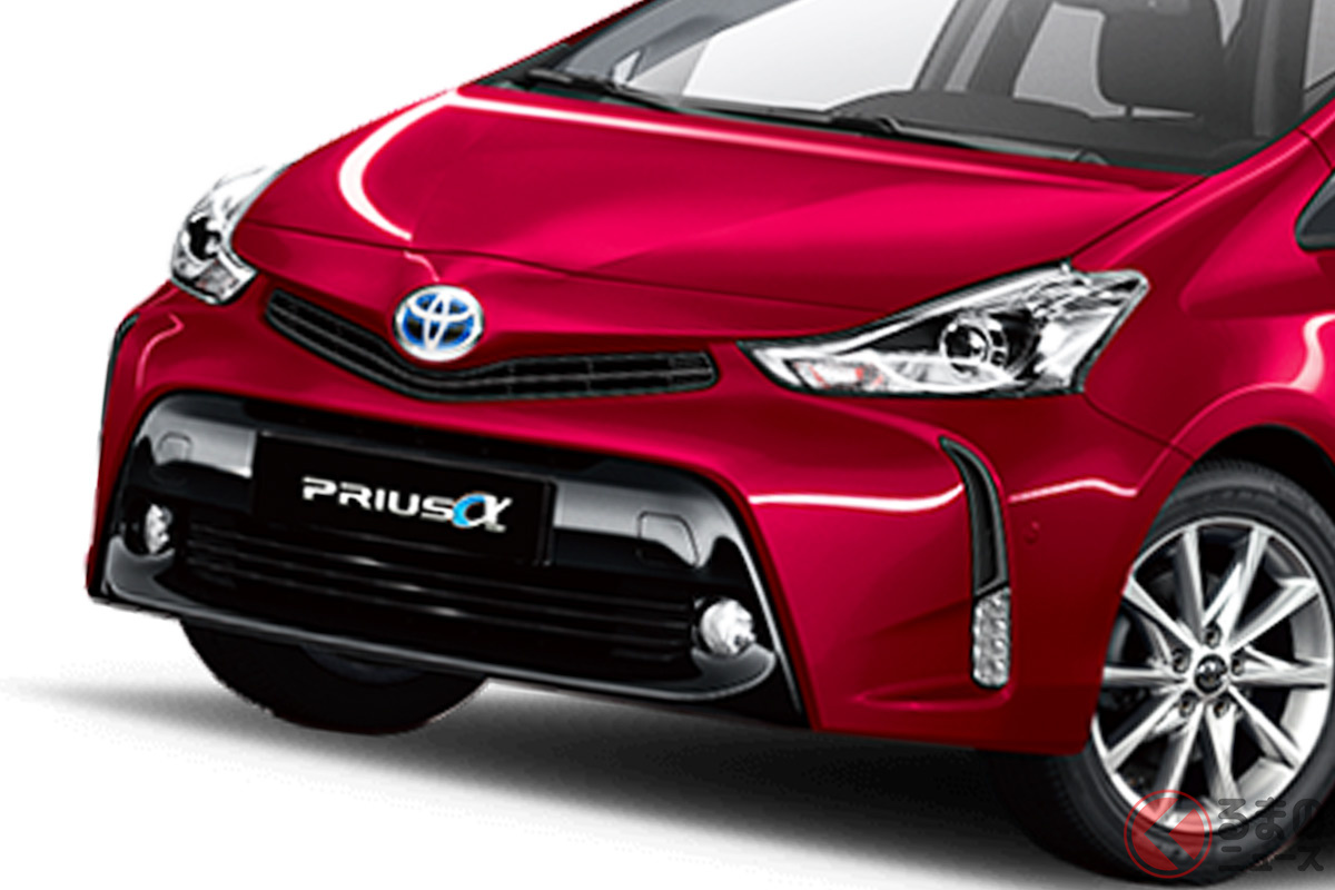 2021年9月に生産終了となるトヨタ「プリウスα」の台湾仕様