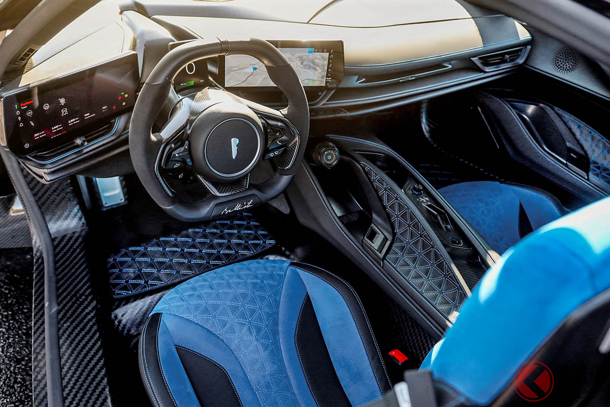 ピニンファリーナ「バッディスタ」のコックピット