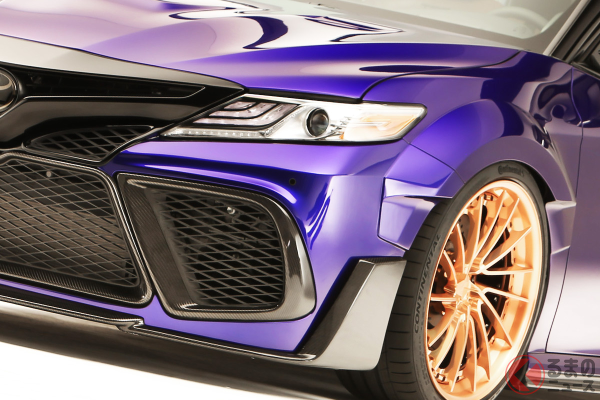 ド派手 ヤンチャなトヨタ カムリ がスゴい 3dプリンターで製作した完成度高いカスタムカーとは くるまのニュース ド派手 ヤンチャなトヨタ カムリ がスゴい 3dプリンターで製作した完成度高いカスタムカーとは くるまのニュース