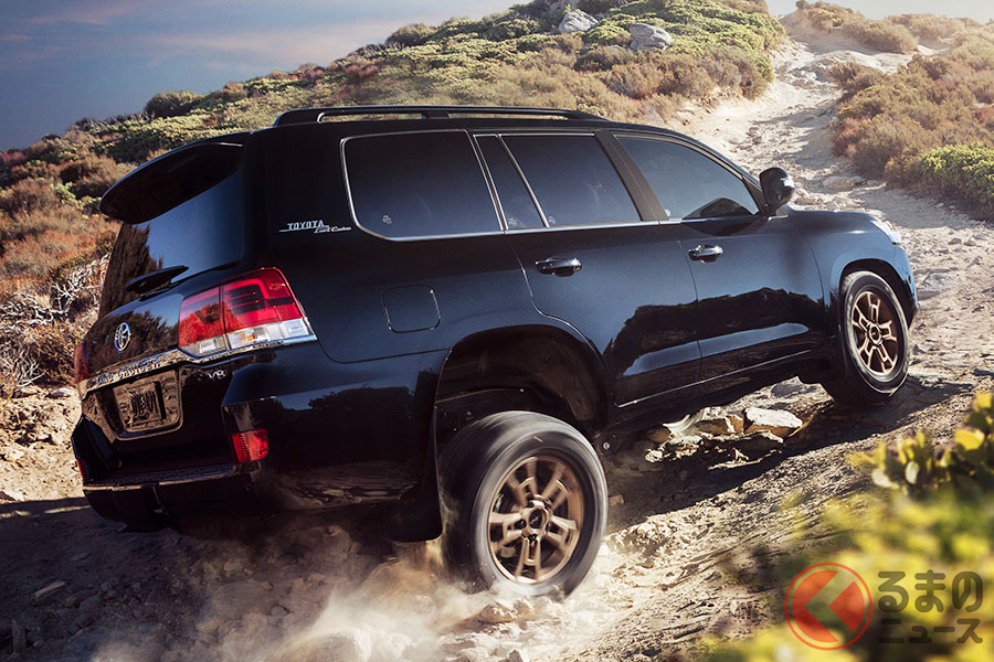 トヨタ「ランドクルーザー」はラダーフレームを採用することで高い悪路走破性を誇っている。