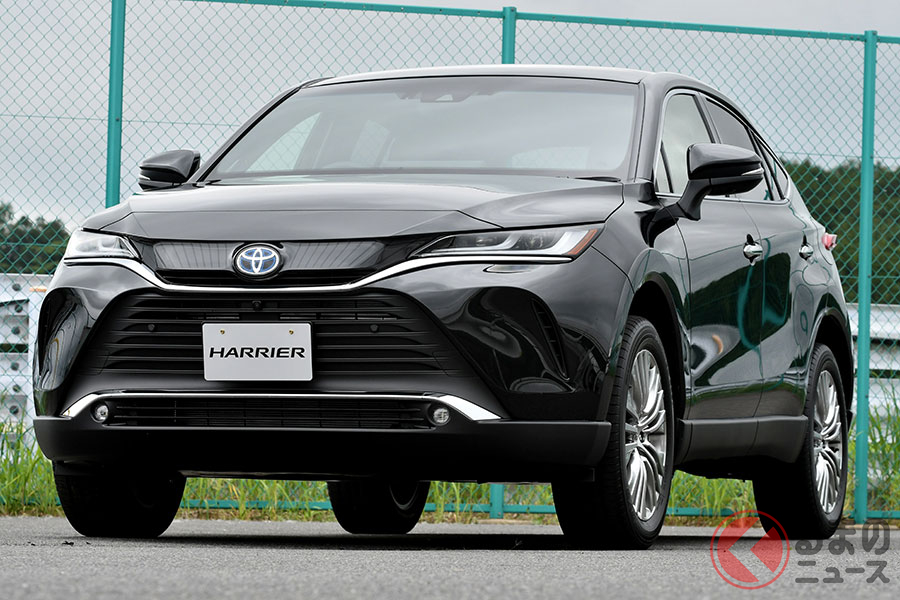 存在感あるデザインの新型「ハリアー」