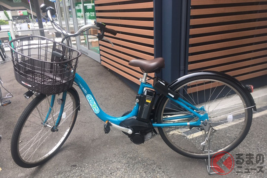 「ちかチャリ」で使用される電動自転車