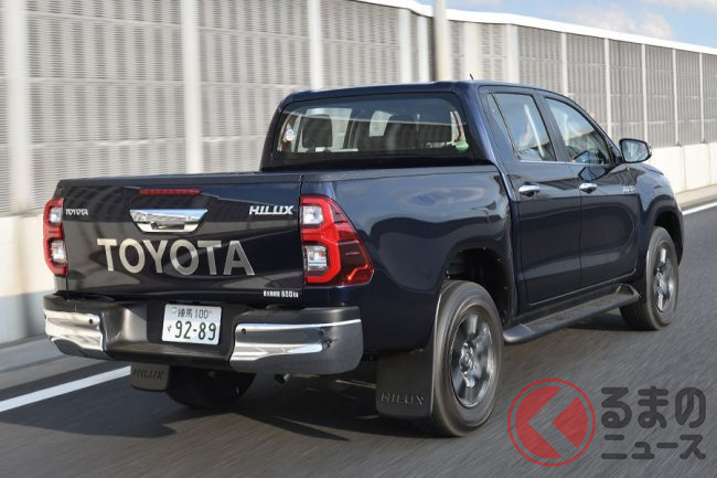全長5m超えは街中でどう トヨタ新型 ハイラックス は改良で実燃費は良くなった くるまのニュース 全長5m超えは街中でどう トヨタ新型 ハイラックス は改良で実燃費は良くなった くるまのニュース