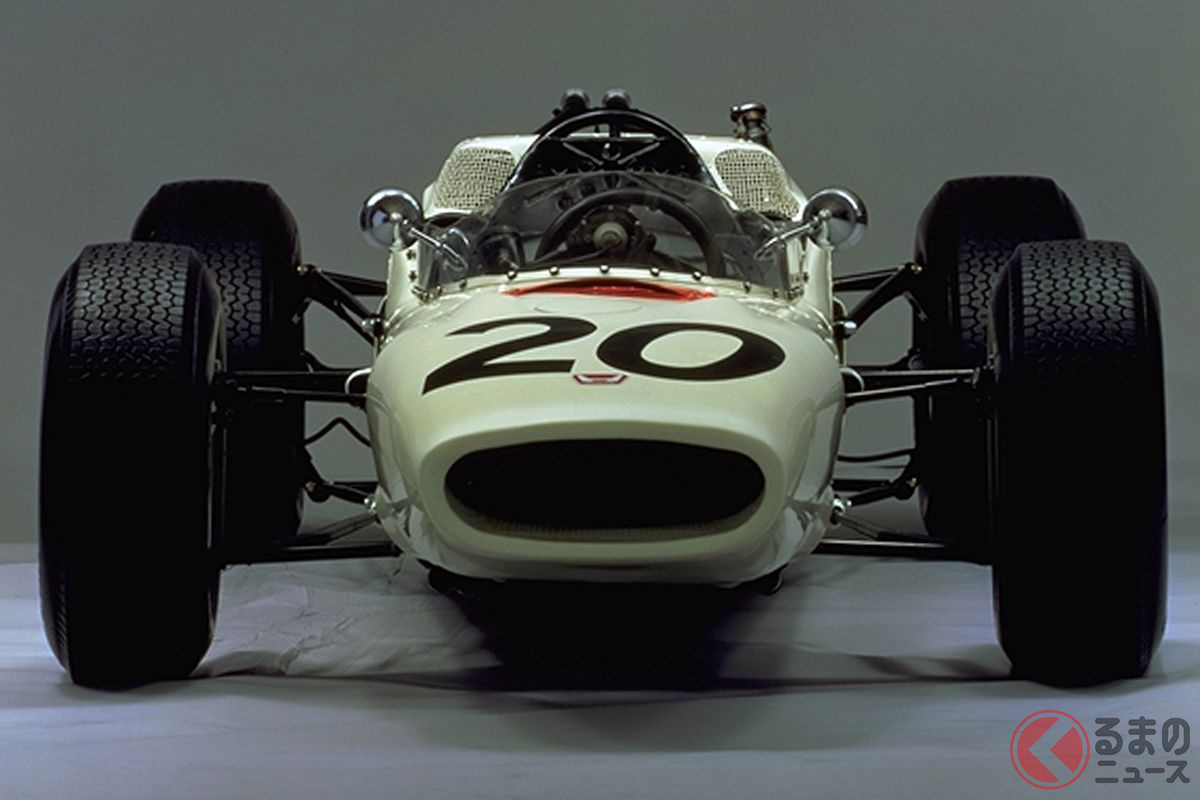 ホンダのF1挑戦は早く1964年のドイツGPにその歴史は始まった。写真は当時のホンダF1マシン「RA271」