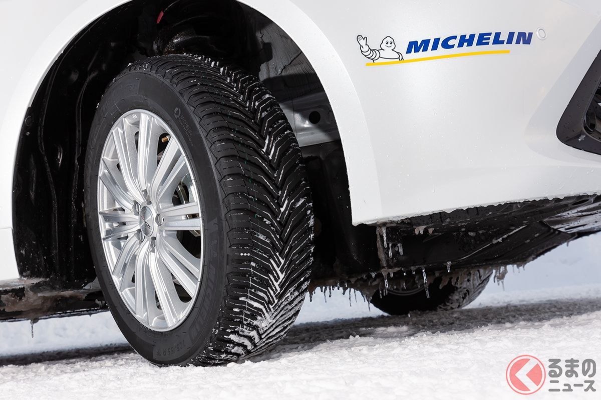 ミシュランの新オールシーズンタイヤ「ミシュランの新オールシーズンタイヤ「クロスクライメート2」の装着写真クライメート2」