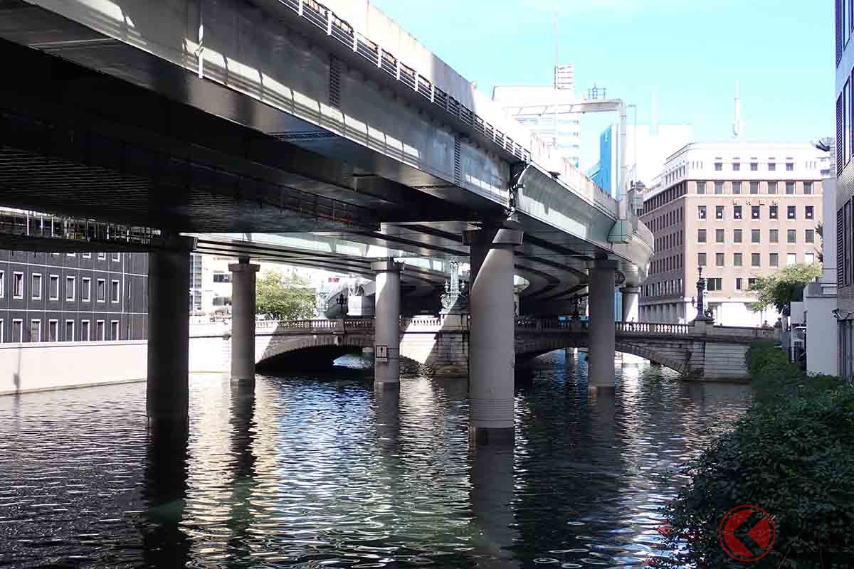 2040年には、首都高はこの日本橋川の下に地下化される
