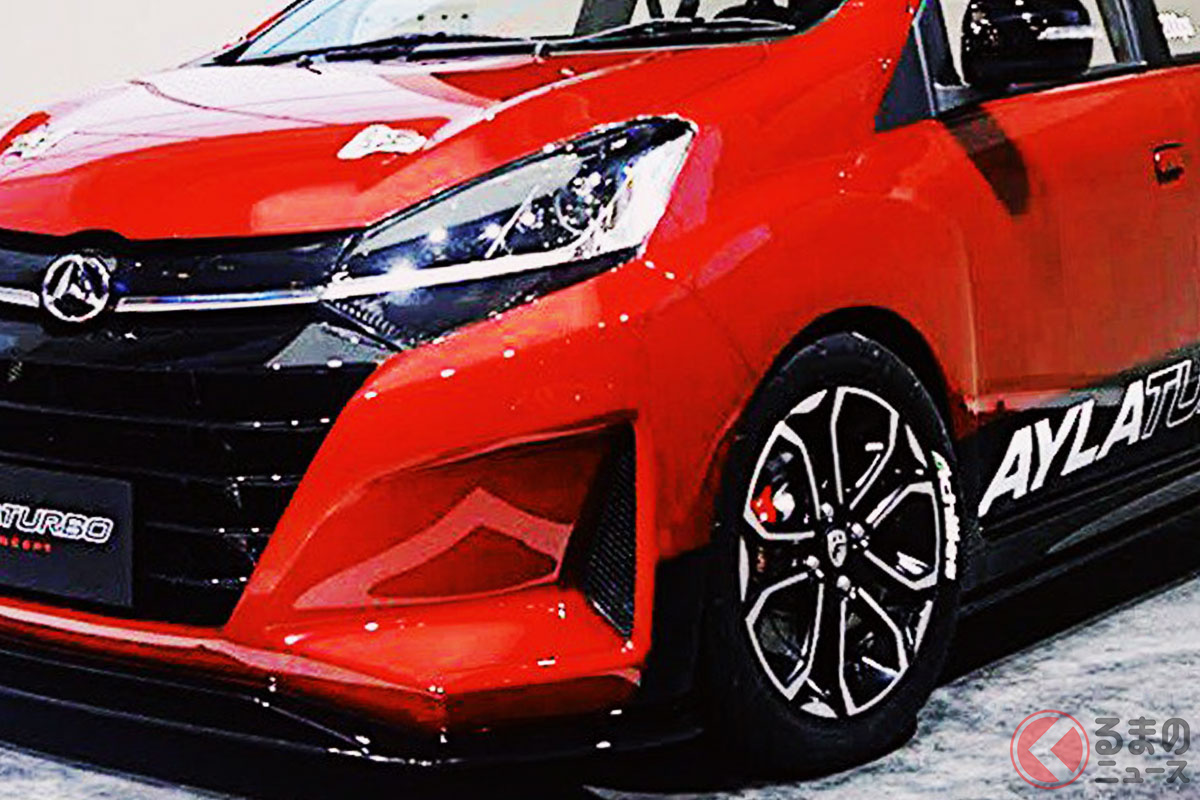 2018年のガイキンド国際モーターショーに出展されたダイハツ「アイラターボコンセプト」