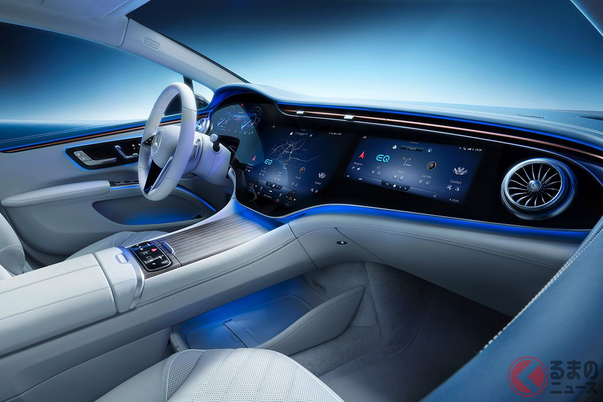 メルセデス・ベンツ「EQS」のインテリア