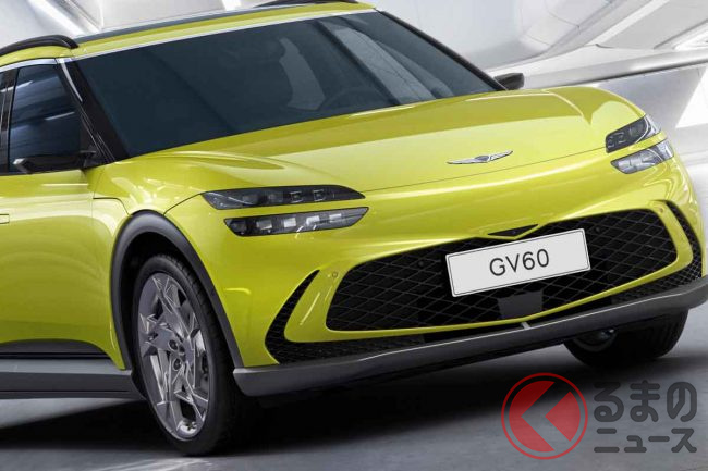 韓国発の高級ブランドに初の電気自動車 Gv60 登場 22年北米で販売開始 くるまのニュース