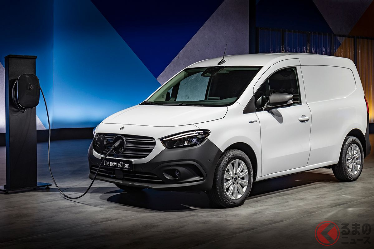 メルセデス・ベンツ新型「eシタン」。ピュアEVで2022年に登場予定