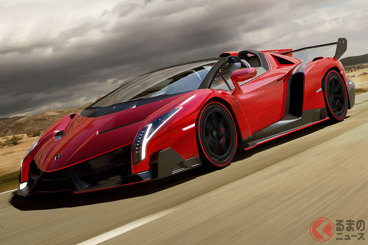 クーペ3台、ロードスター9台が生産された「ヴェネーノ」