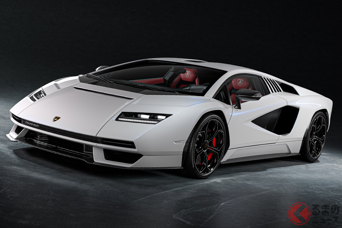 マイルドハイブリッド機構を搭載した「カウンタックLPI800-4」