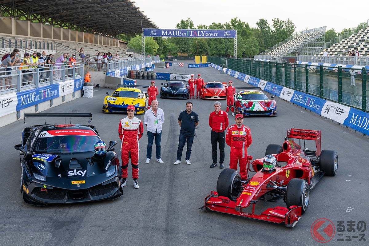 モデナ市内のNoviSad(ノヴィサッド)でFerrari Challengeがおこなわれた(C)APT Servizi Emilia Romagna