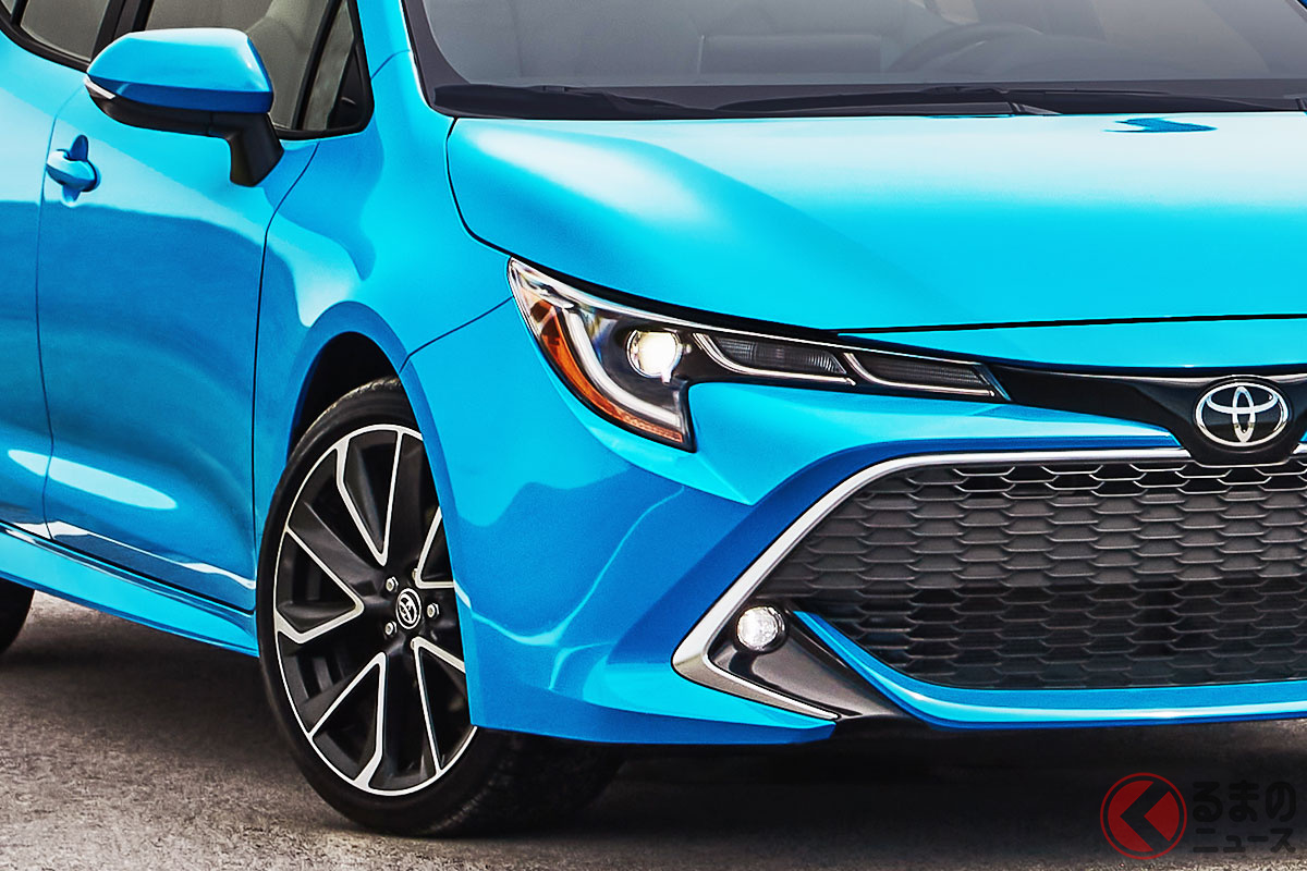 アメリカ仕様のトヨタ「カローラハッチバック」(日本名:カローラスポーツ)