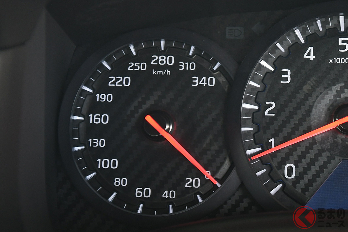 日産「GT-R」の速度表示は340km/hまである