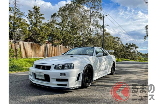 2400万円超えの日産 R34 V Spec Ii がスゴい Nismoエアロ装着の極上gt Rとは くるまのニュース