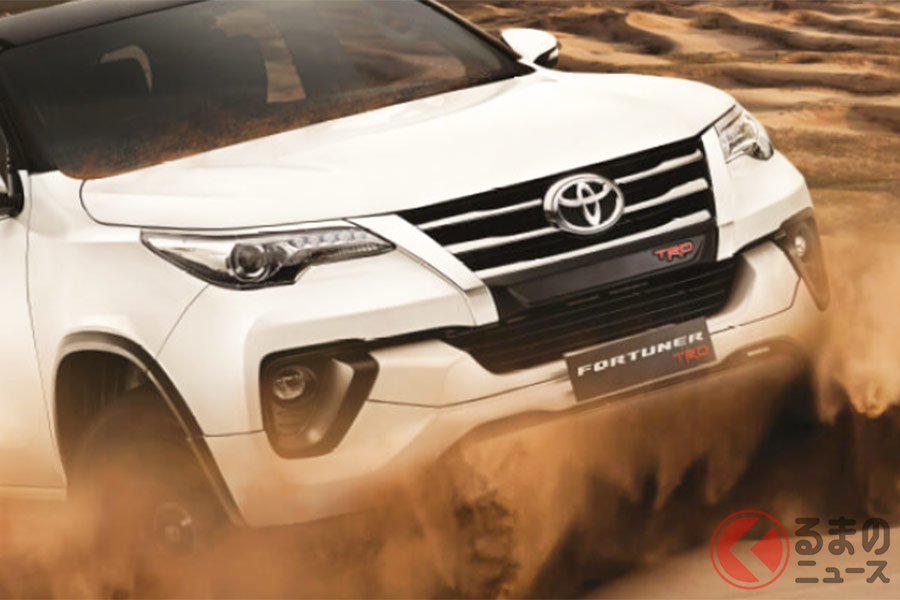 日本でも売れるかも! インドで発売された「フォーチュナーTRDリミテッドエディション」