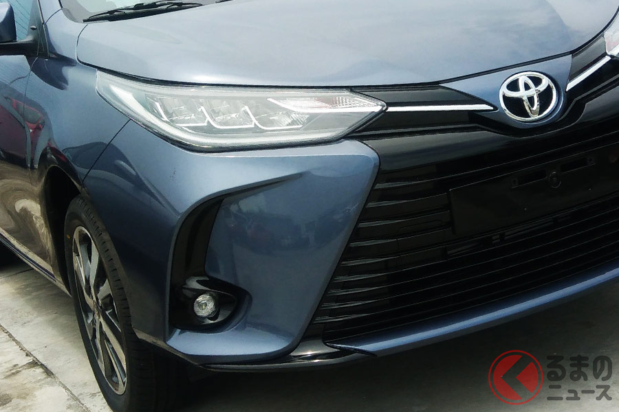 ミニカムリのようなデザインともいえる日本未発売の「ヴィオス」(2020年モデル)