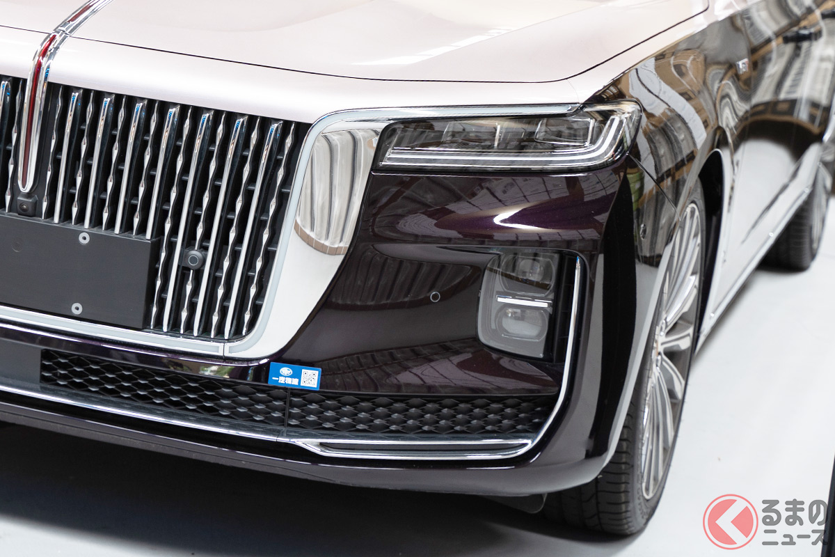 超高級セダンとなる4座仕様の紅旗「H9」がついに日本上陸を果たした(撮影:加藤ヒロト)